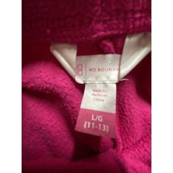 No Boundaries Women's Size L (11/13) Sweatpants Pants Joggers Fleece Dream Pink - Picture 4 of 6